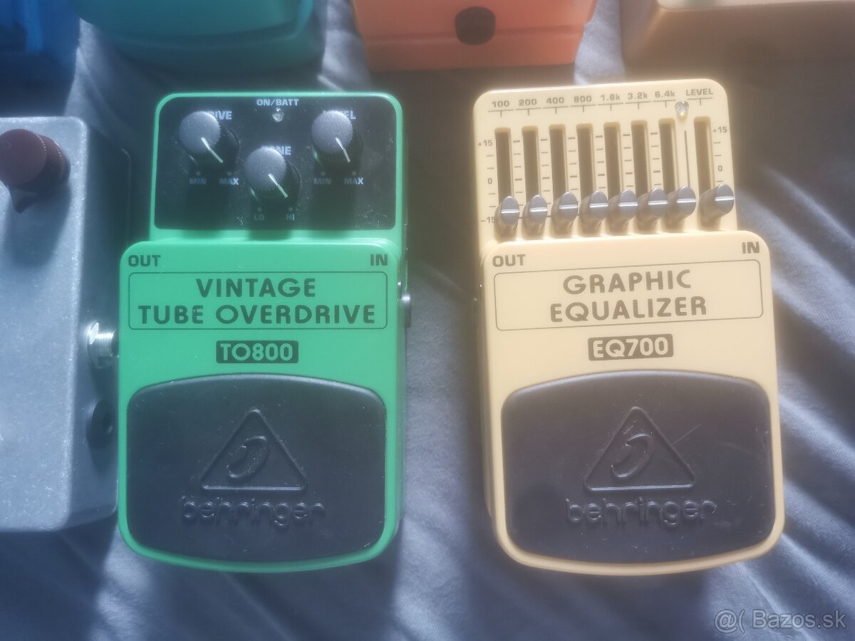 Behringer vintage tube overdrive a EQ