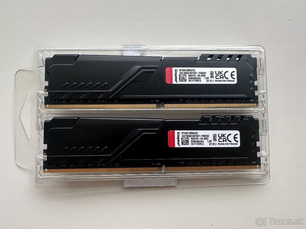 Kingston FURY 32GB kit DDR4 3600MHz cl18 BEAST BLACK