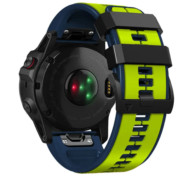 Remienok Easyfit pre Garmin Fenix 3,5X,6X,7X,26mm,green-blue