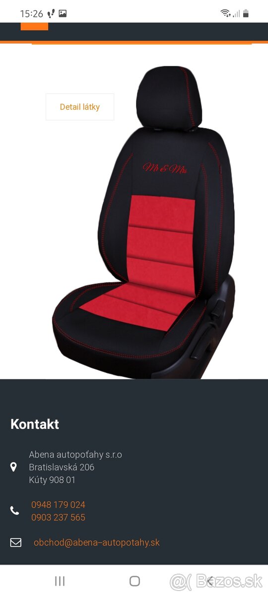 Autopoťahy škoda fabia3