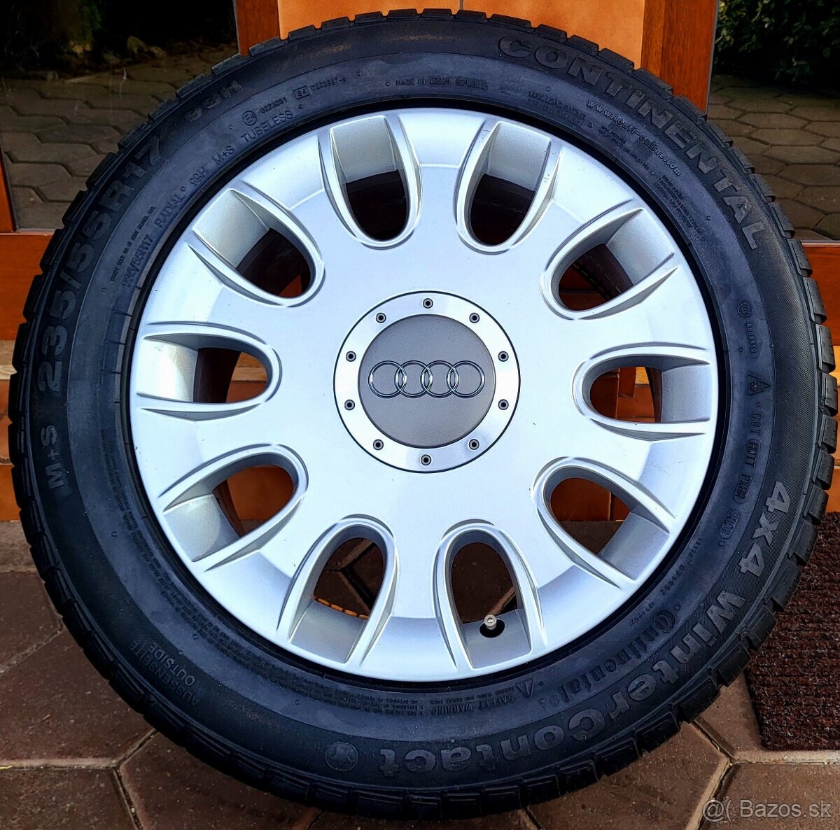 alu R17 5x112, zimné pneu 235/55, VW Tiguan + Audi Q3