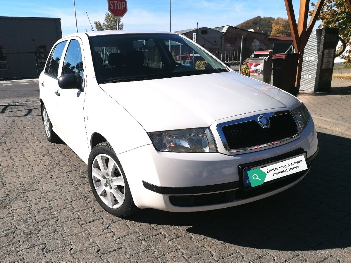 Škoda fabia 1.4 mpi