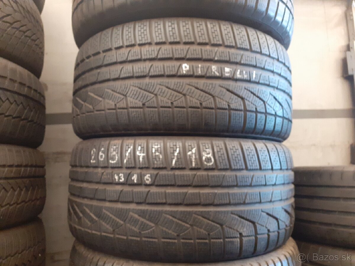 2x zimné 265/45R18 Pirelli Sottozero