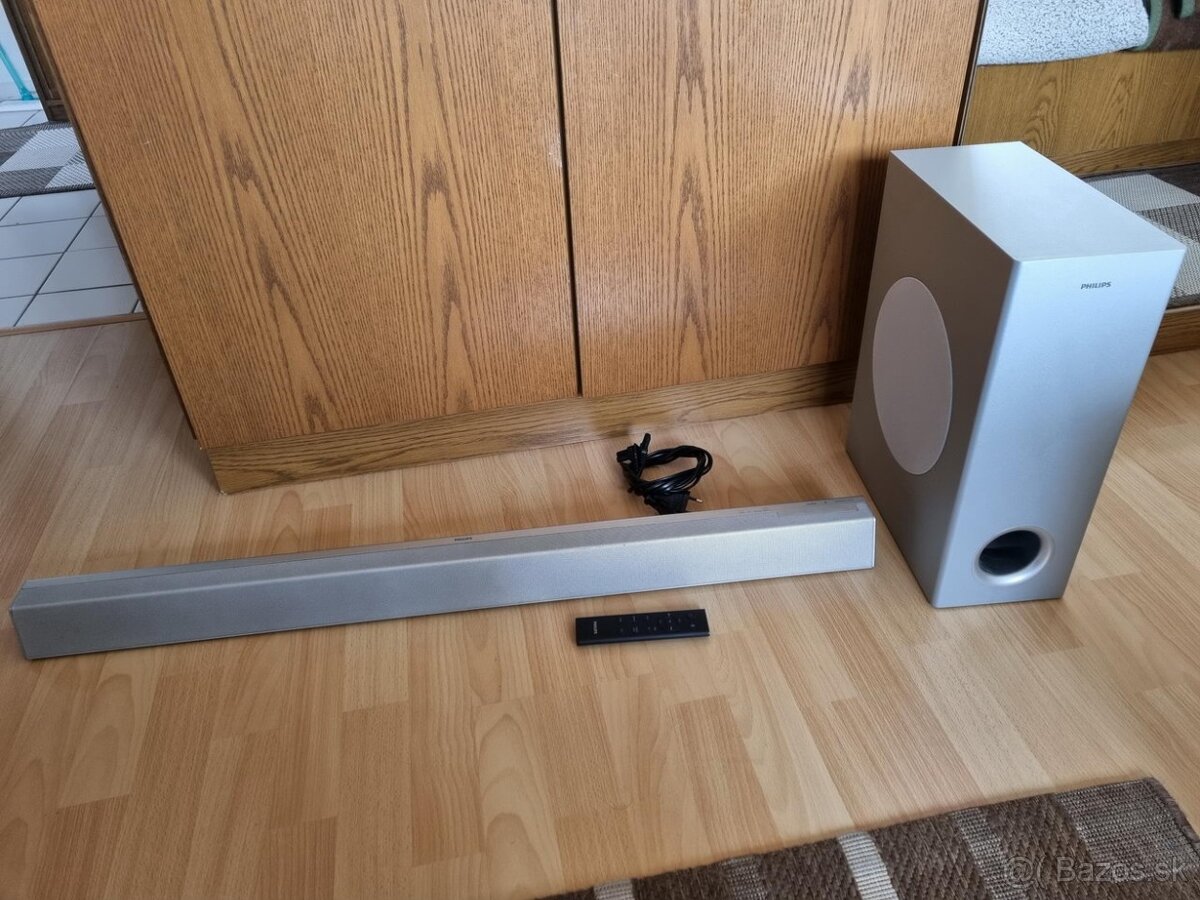 Soundbar a subwoofer PHILIPS HTR3325 ako nový