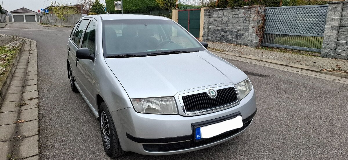 Predám Škoda Fabia Combi 1.4 MPI 50Kw Zachovalá