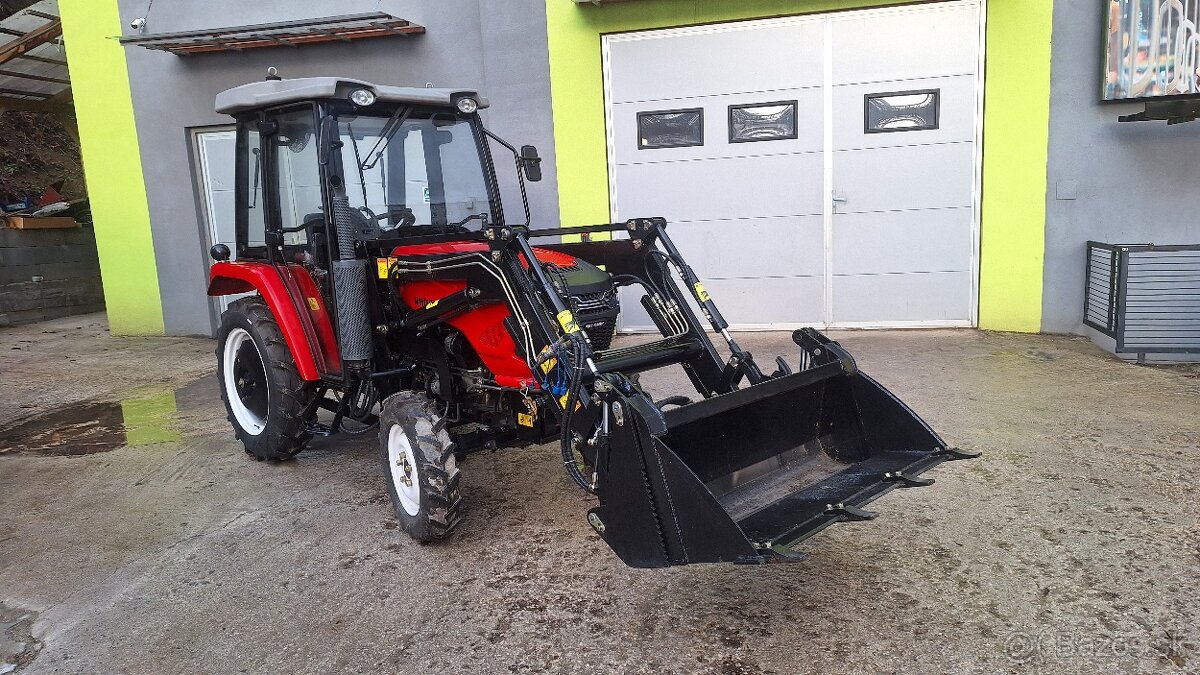 Predám Malotraktor 40hp 4x4 s čelným nakladačom