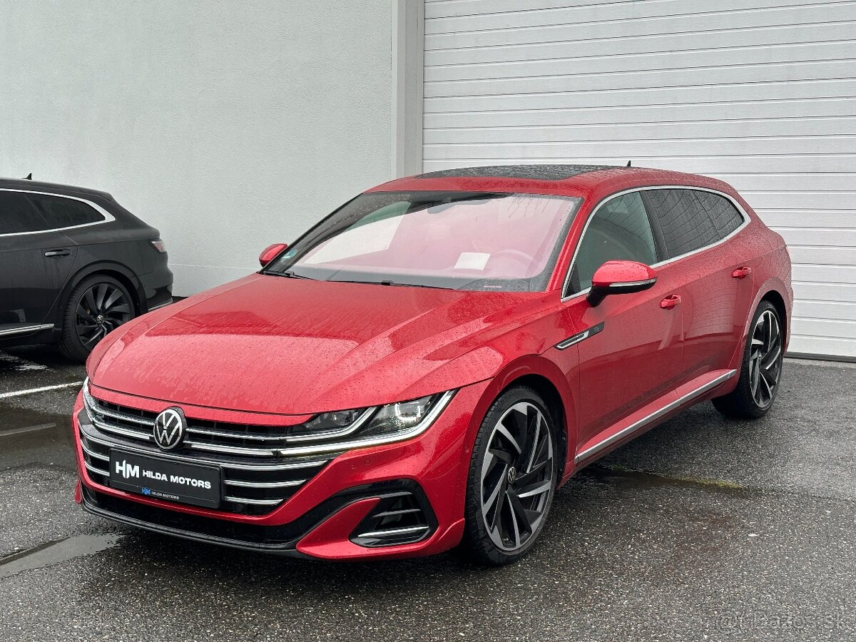 VW Arteon SB 2.0TSI 140kW DSG R-Line Webasto Pano Tažné HUD