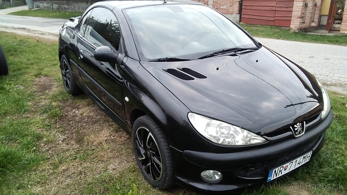 Rozpredám Cabrio 206 cc 2.0 16v