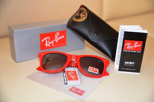 Ray Ban slnečné okuliare červené