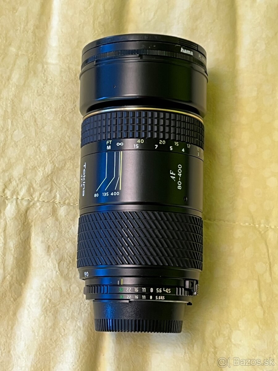 Tokina AT-X 80-400mm f/4.5-5.6 pre NIKON FX