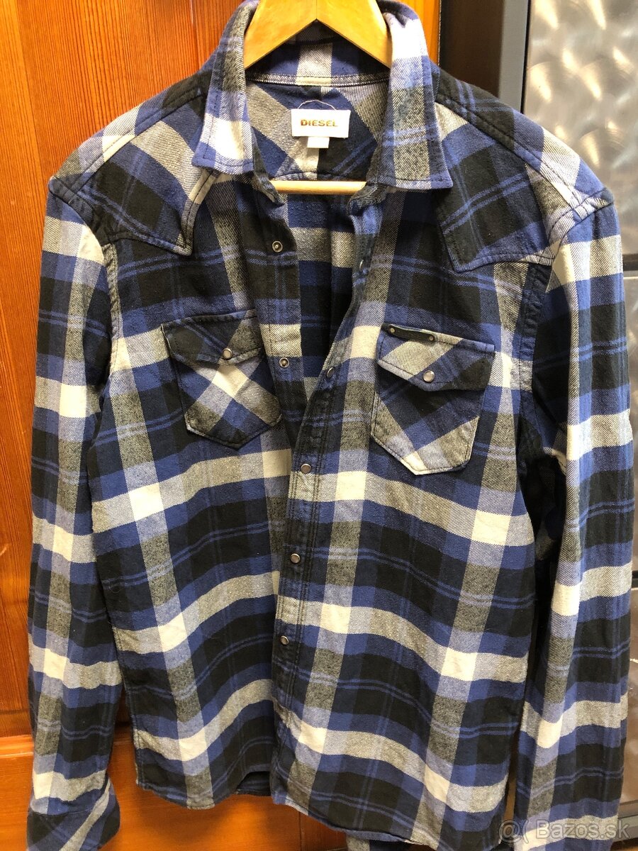 DIESEL originál flanelka pánska XL