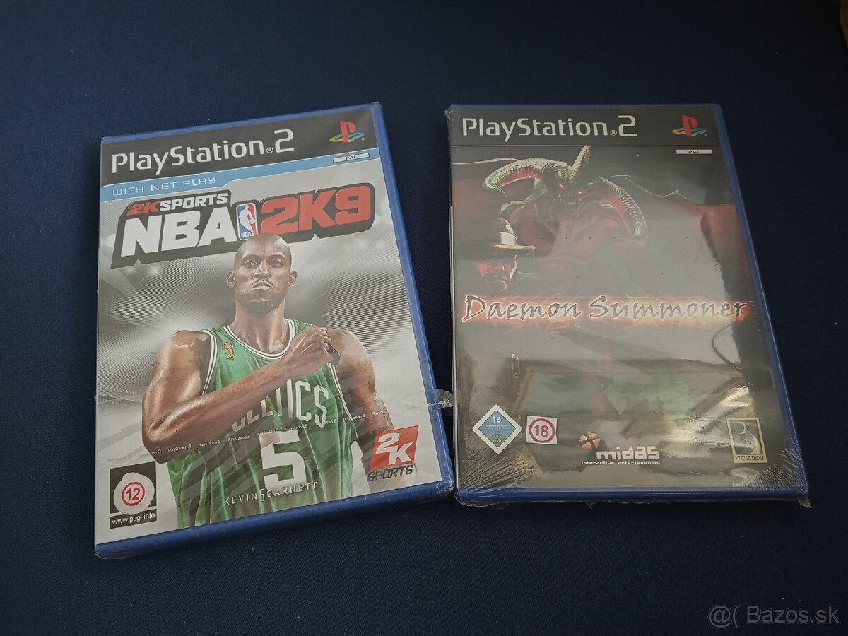 PS2 hry. Daemon Summoner,  NBA.2K9. Nové, zabalené.