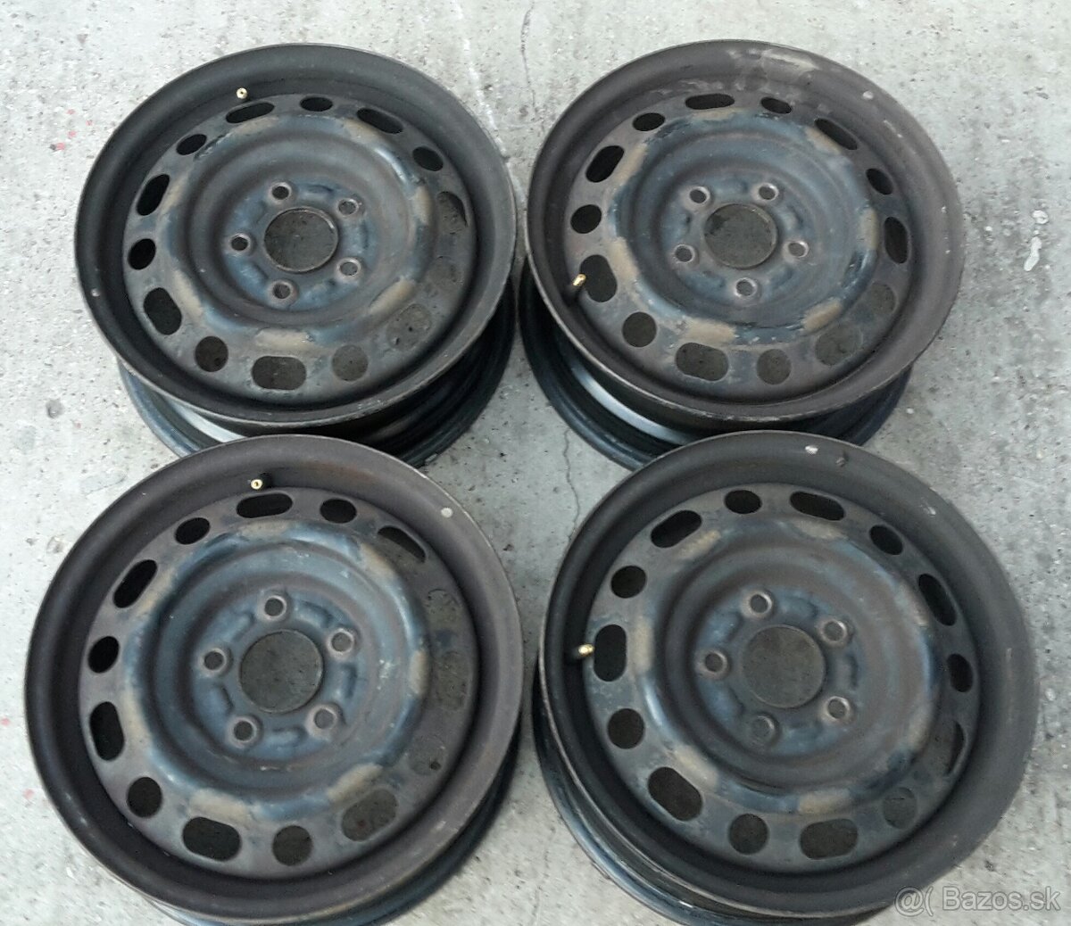 Plechove disky 5x114,3 Mazda 3 BK-BL 15"