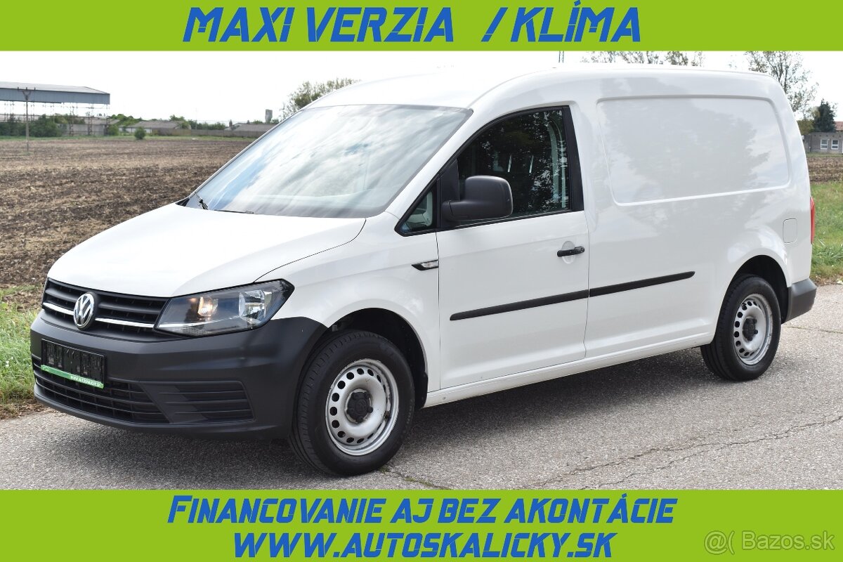 REZERVOVANÉ VW CADDY MAXI 2.0 TDI ///2017