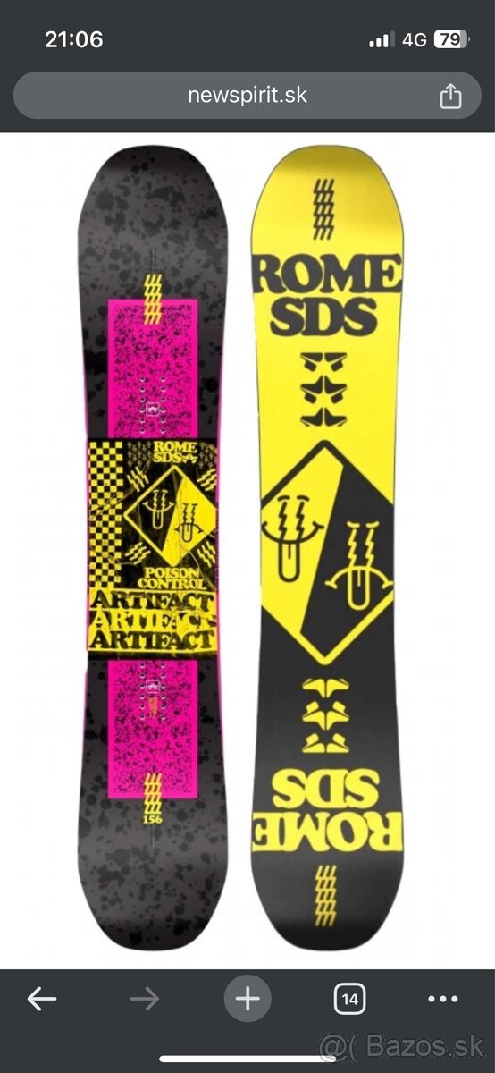 Snowboard Rome SDS Artifact