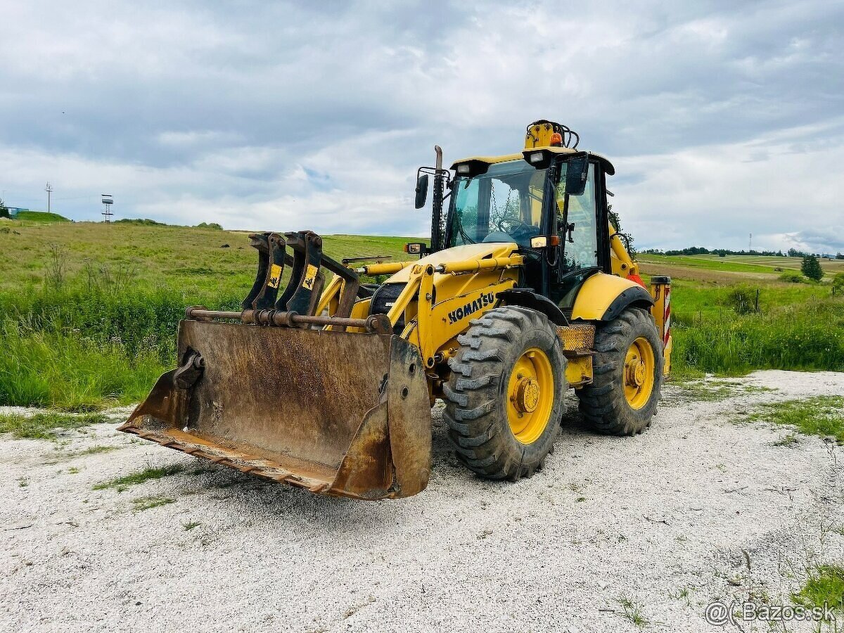 Predám Traktorbager Komatsu WB97S