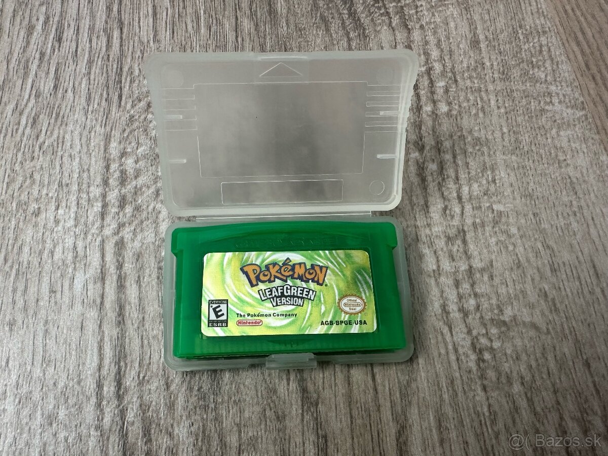 Nintendo Game Boy Advanced - Pokemon Leaf Green Version