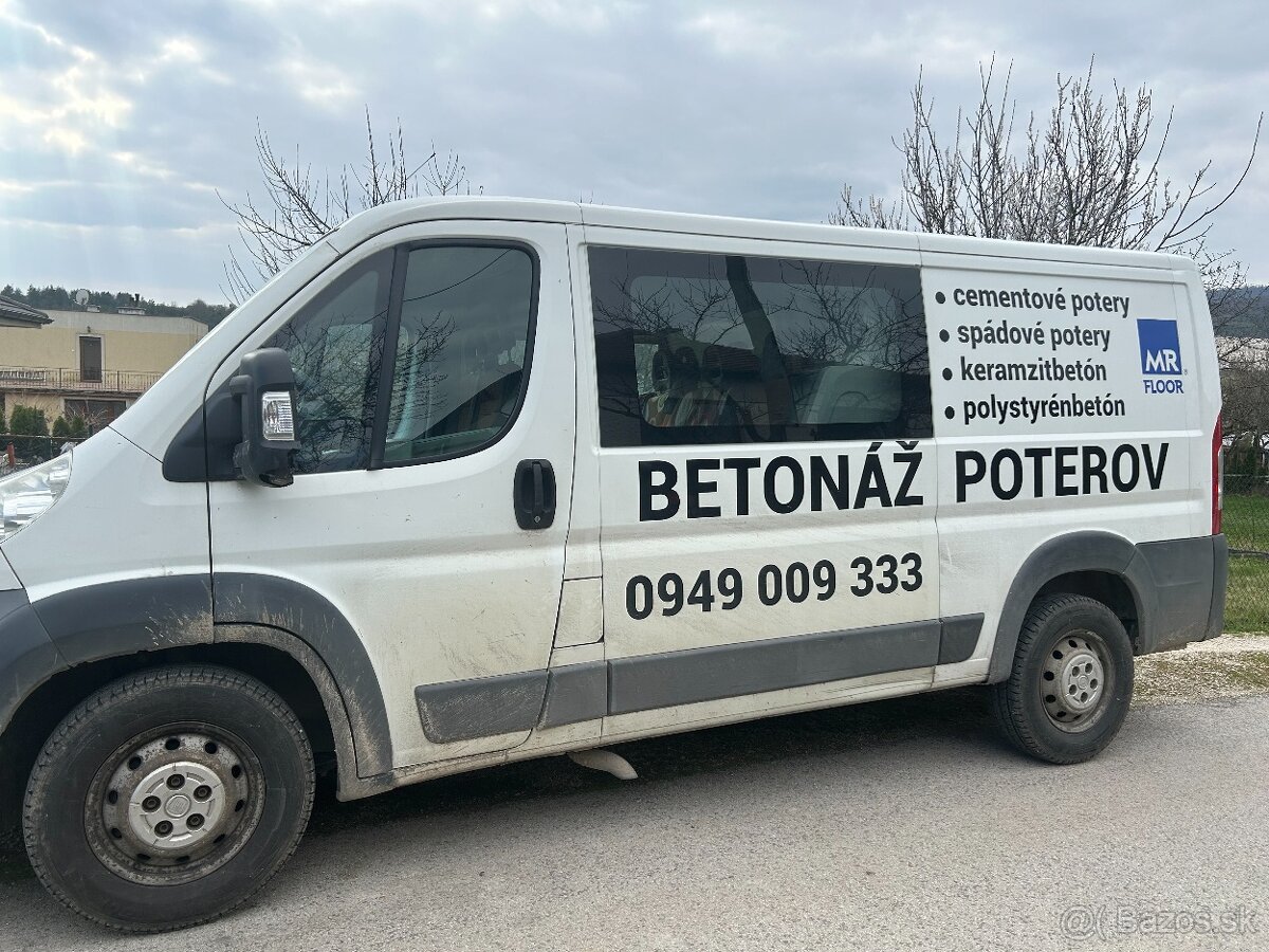 BETONÁŽ POTEROV