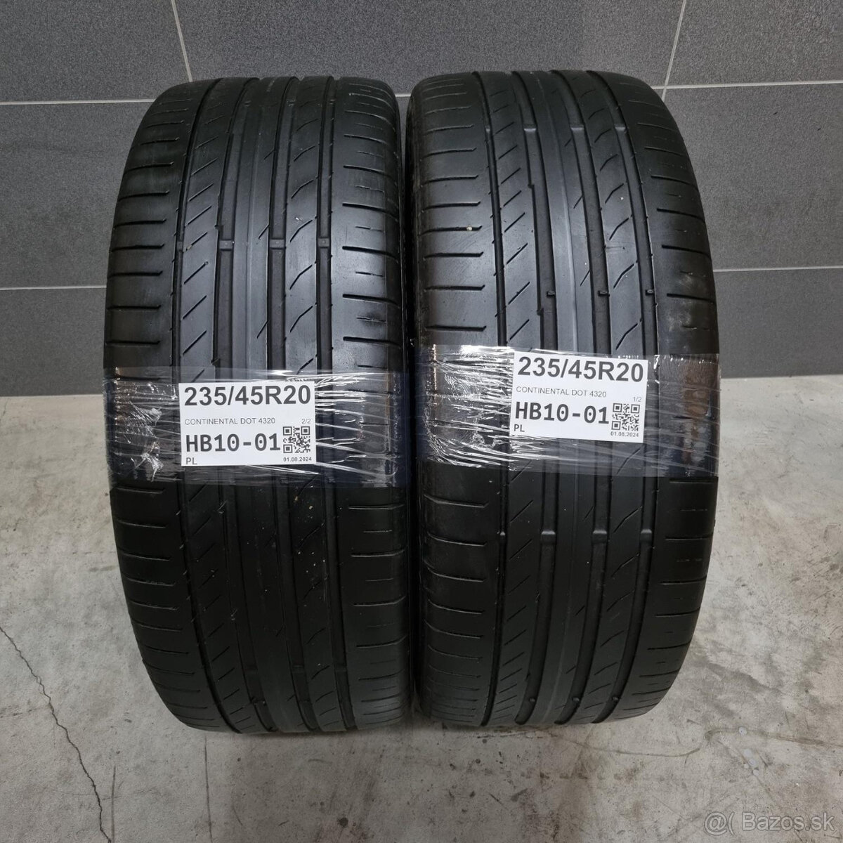 Letné pneumatiky 235/45 R20 CONTINENTAL DOT4320