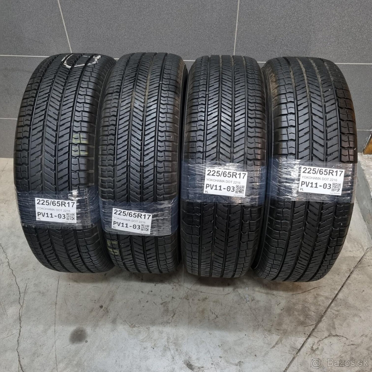 Letné pneumatiky 225/65 R17 YOKOHAMA DOT2216