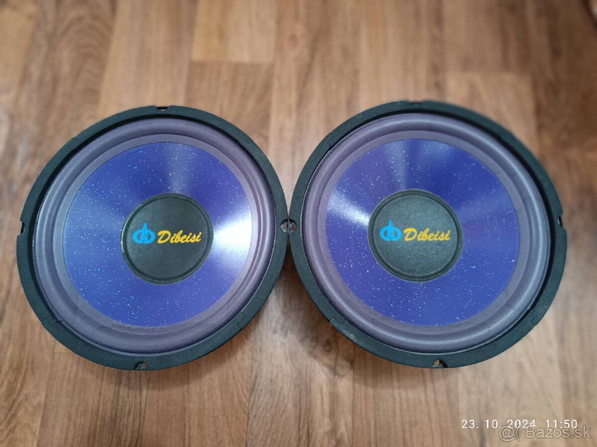 250mm basove reproduktory...110W RMS/4ohm