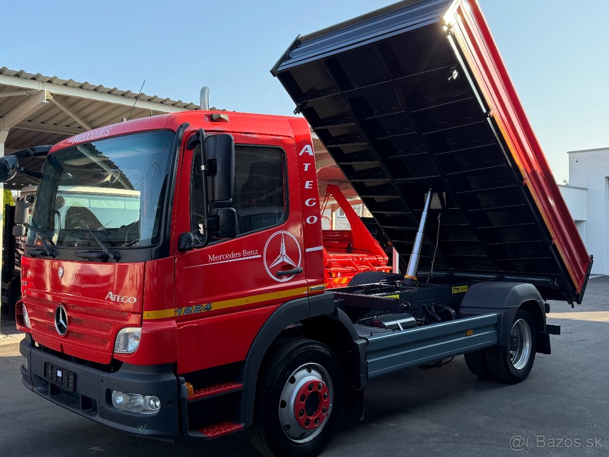 MERCEDES-BENZ ATEGO 1224 SKLÁPAČ VYKLÁPAČ TROJSTRANNÝ KIPPER