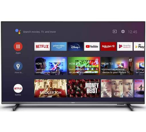 Led tv Philips, 55" (139 cm), 4K UHD, Android, záruka