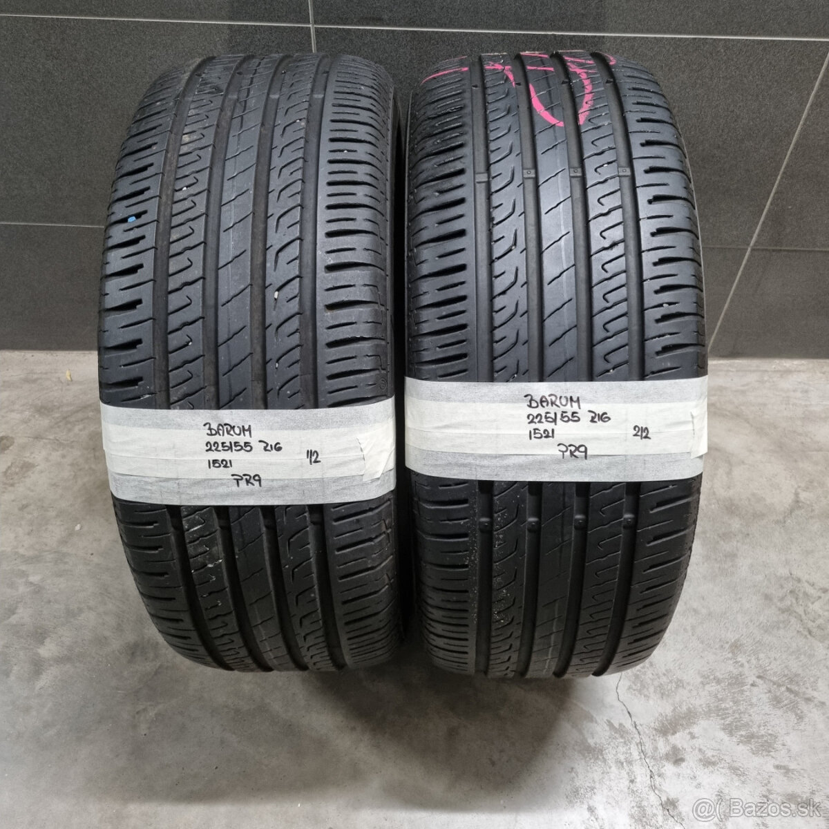 Letné pneumatiky pár 225/55 R16 BARUM