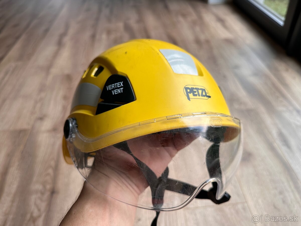 Petzl prilba pracovná vertex vent + Petzl Vizir