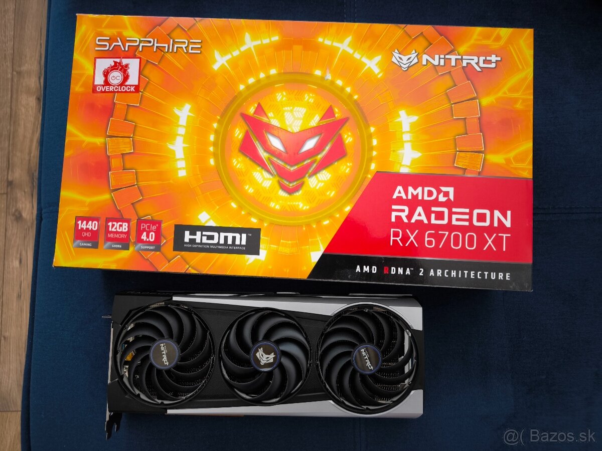 Predam Graficku kartu Saphire Radeon RX 6700 XT