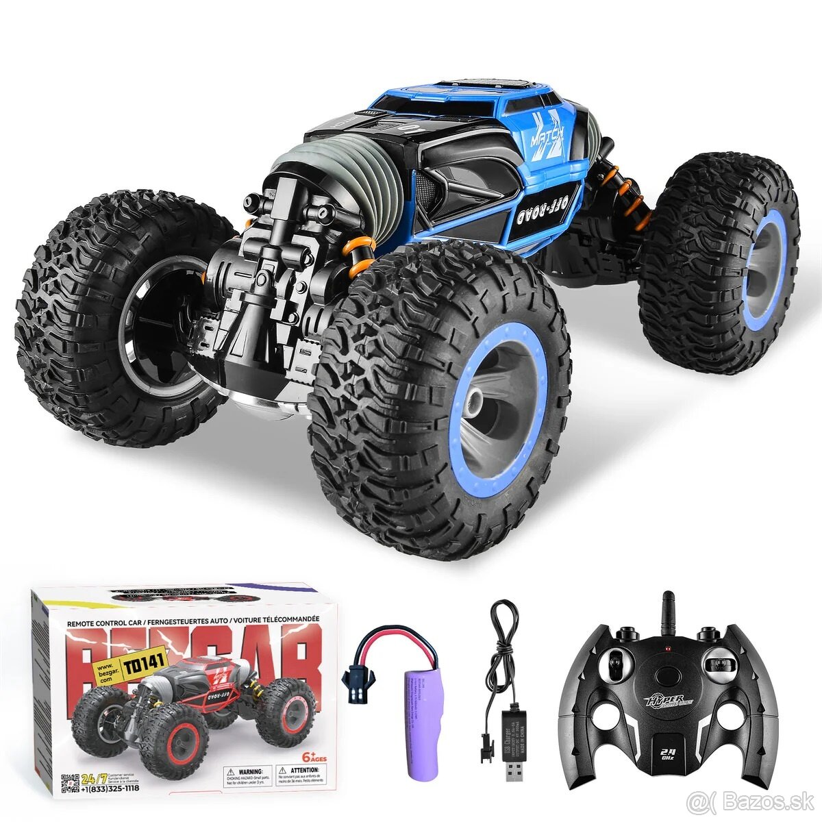 RC auto na diaľkové ovládanie Bezgar TD141 / 4WD / IPX5