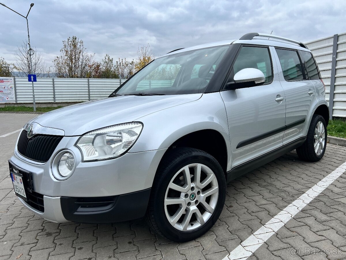 Škoda YETI 4x4 2.0TDi 103kW 2011 CR BEZ KORÓZIE