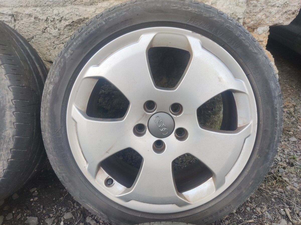 R17 ALU disky AUDI A3 rozteč 5x112 letná sada