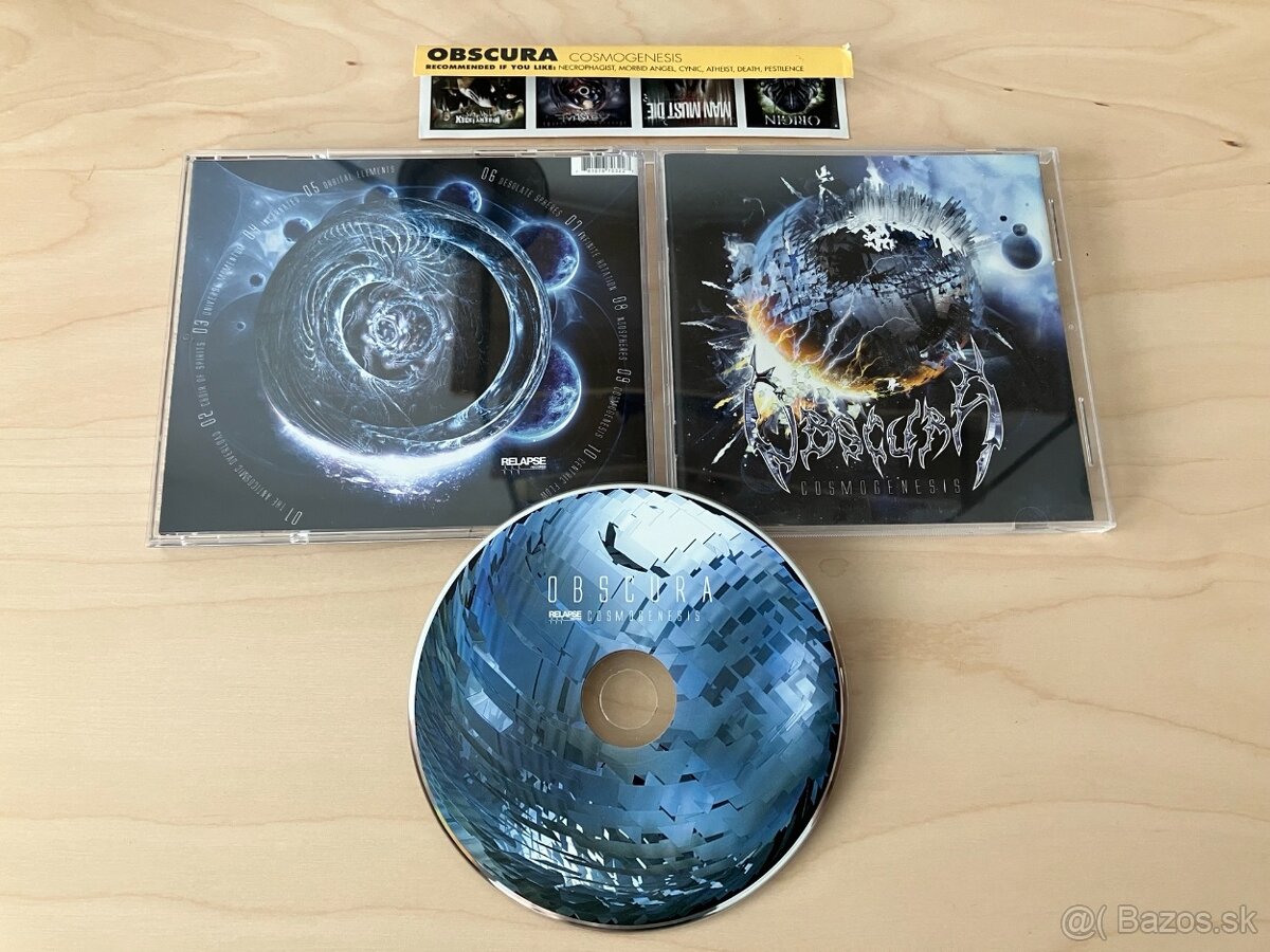 Obscura – Cosmogenesis, Relapse 1st press