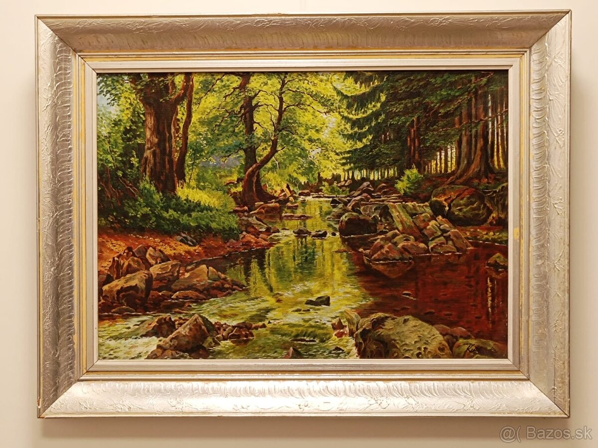 Obraz Ferdinand Kuchyňka, olej na plátně 80x60