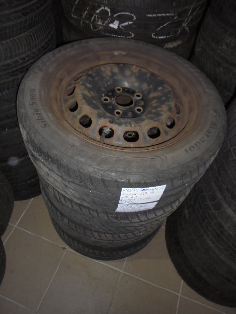 Disky Škoda R16, 5x112 + pneu zimné 205/55 R16 č.15d