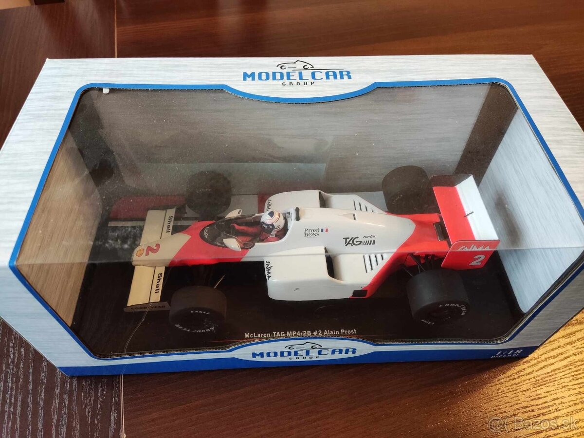 McLaren TAG MP4/2B Alain Prost Winner Monaco 1958 1:18