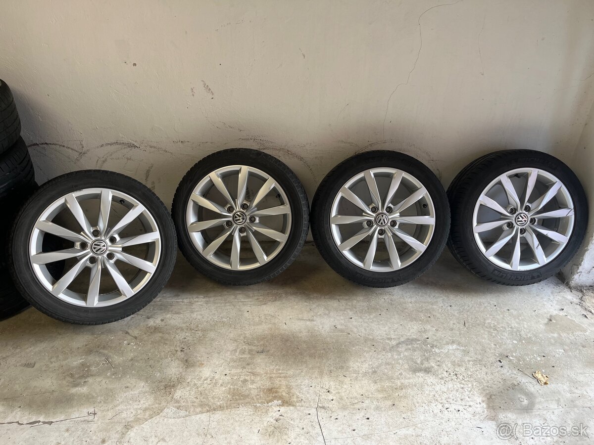 VW Dijon disky+pneu R17 5x112/Golf 7/Passat/VWGroup