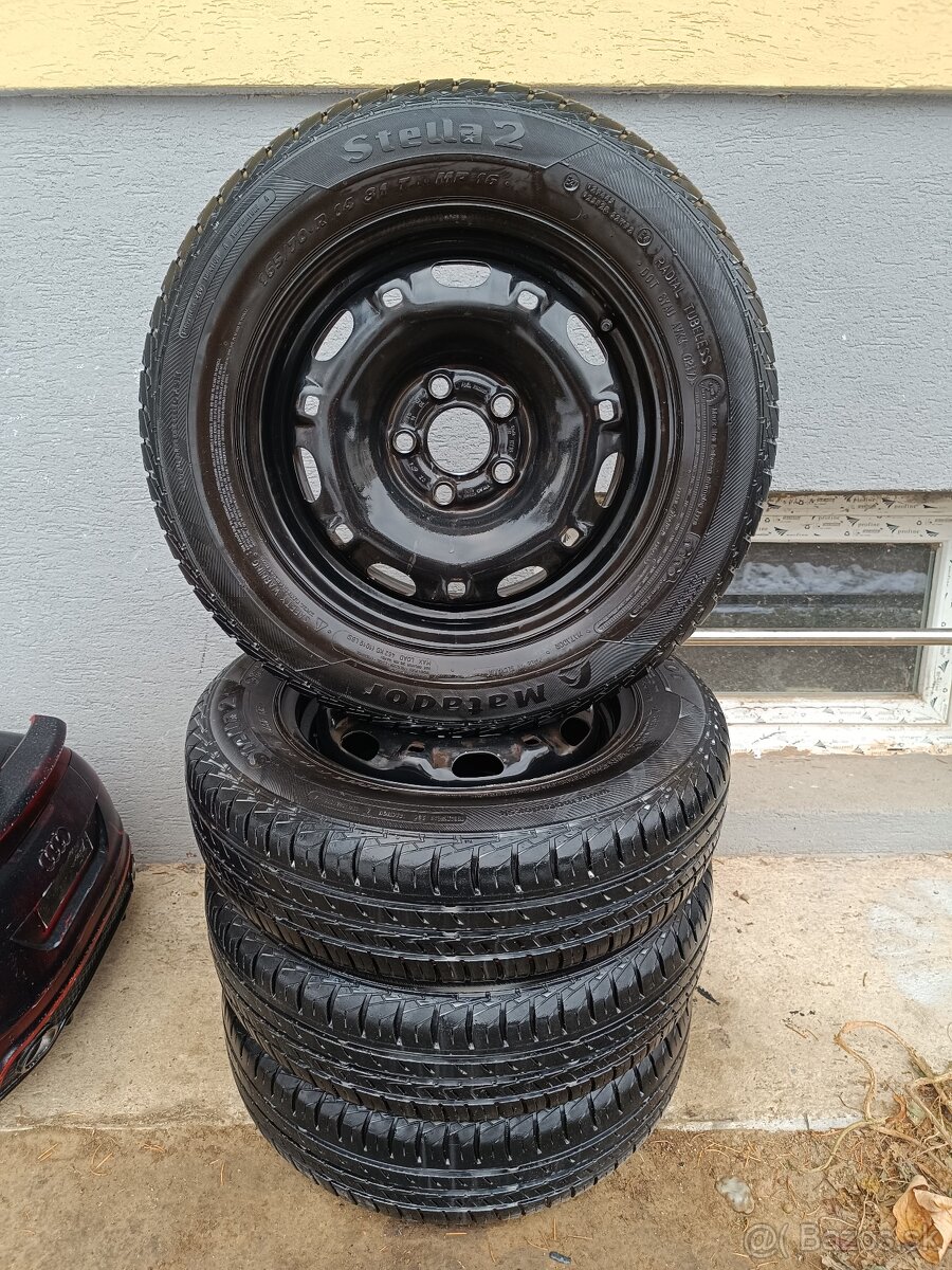 PNEUMATIKY 165/70 R14 NA DISKOCH