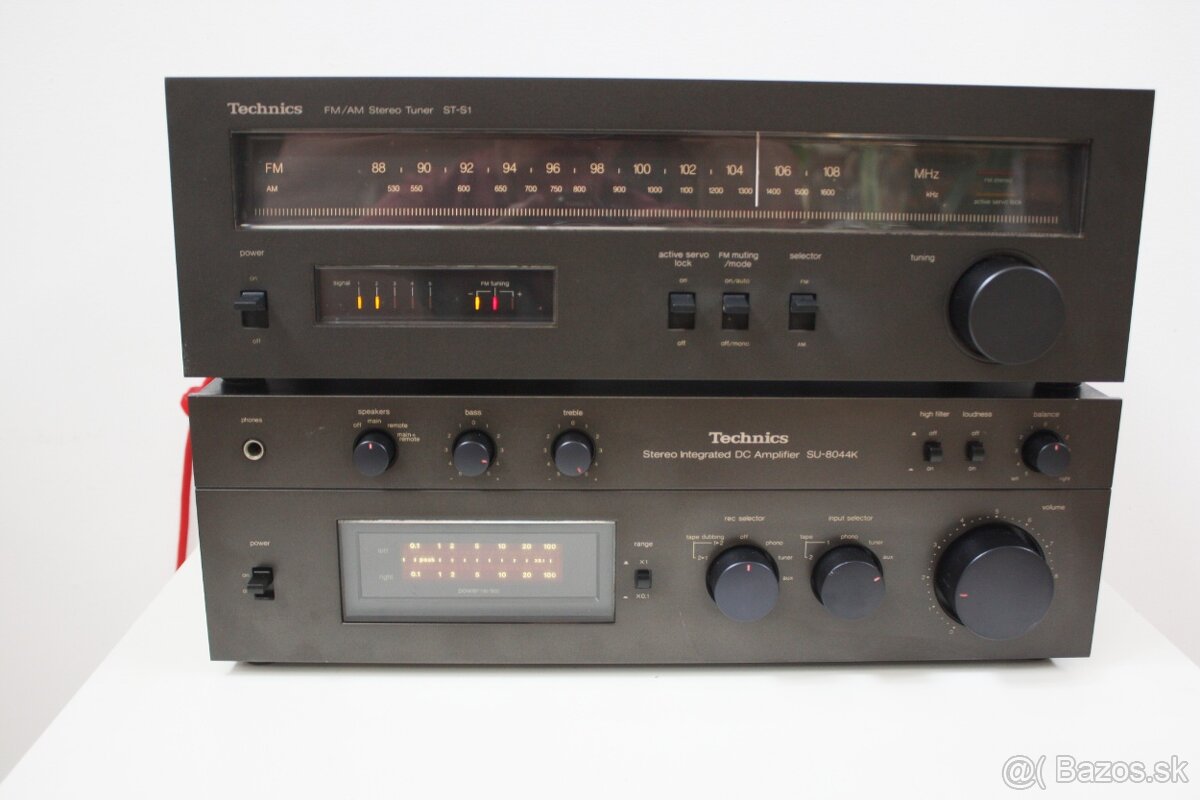 predám Zosilňovač Technics SU-8044K +TUNER TECHNICS ST-S1