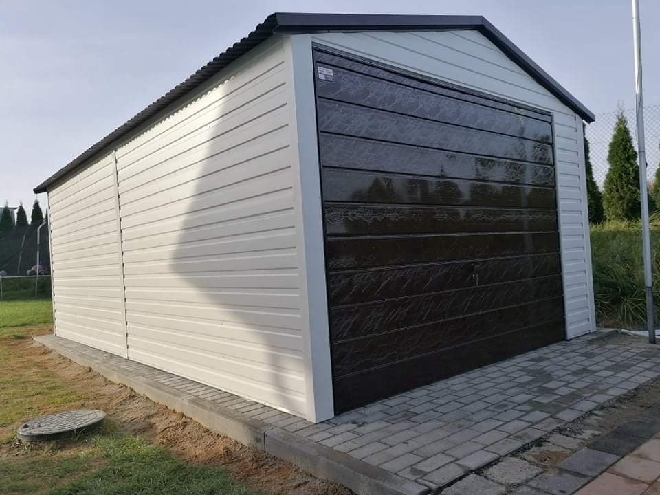 Plechová garáž, moderná plechová garáž 3x5m