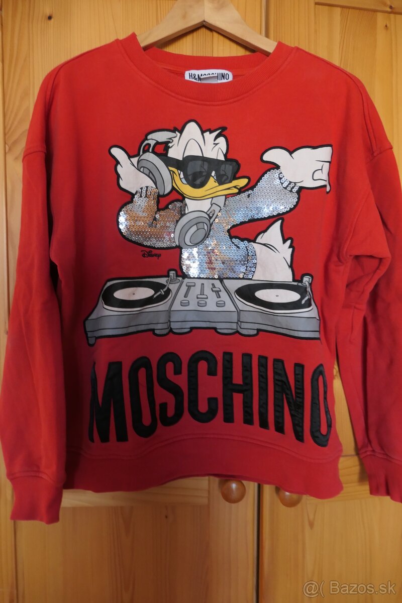 Moschino disney stylova,trendy,moderna mikina vel. M