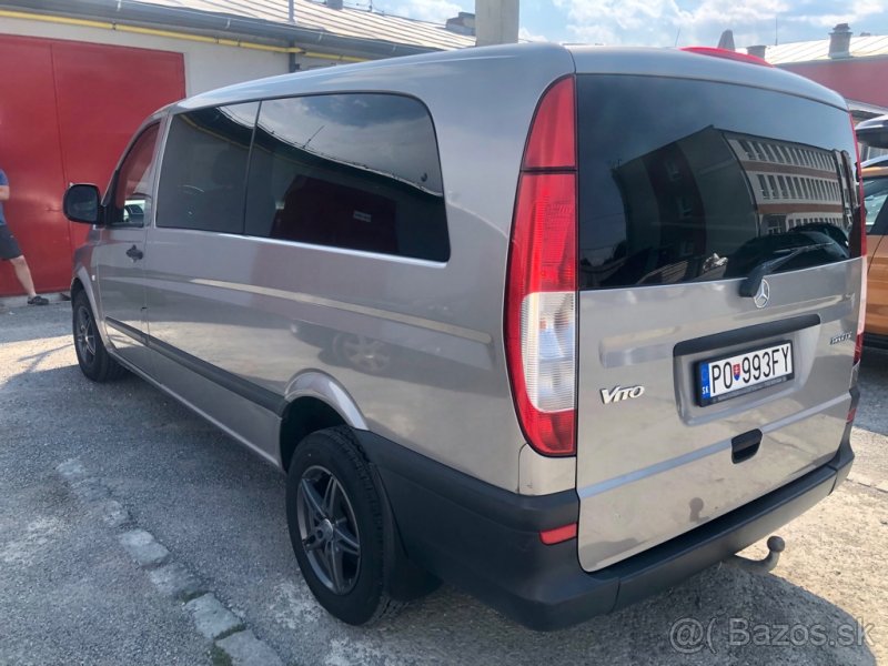 PRENÁJOM 9 MIESTNEJ dodávky, požičiam Mercedes Vito 9miestne