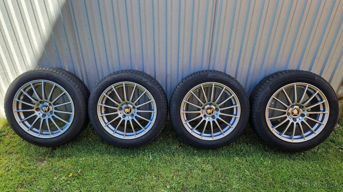 Zimná alu sada Škoda Octavia 4, 5x112 R17 + pneu 205/55 R17