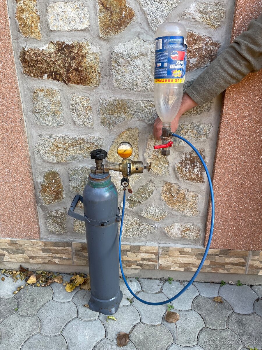 Tlaková flaša  CO2 na výrobu sody set