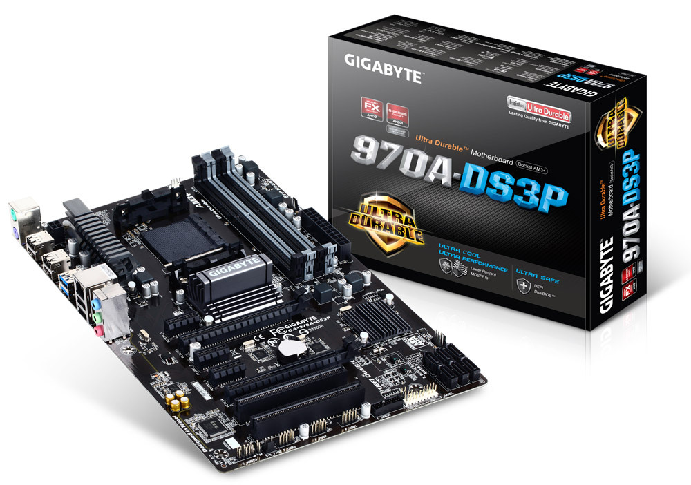 Gigabyte 970A-DS3P-zánovná