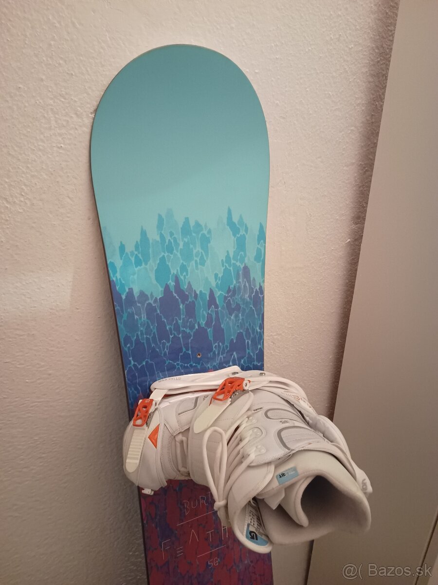 damsky snowboard BURTON 156 cm, top stav + obal