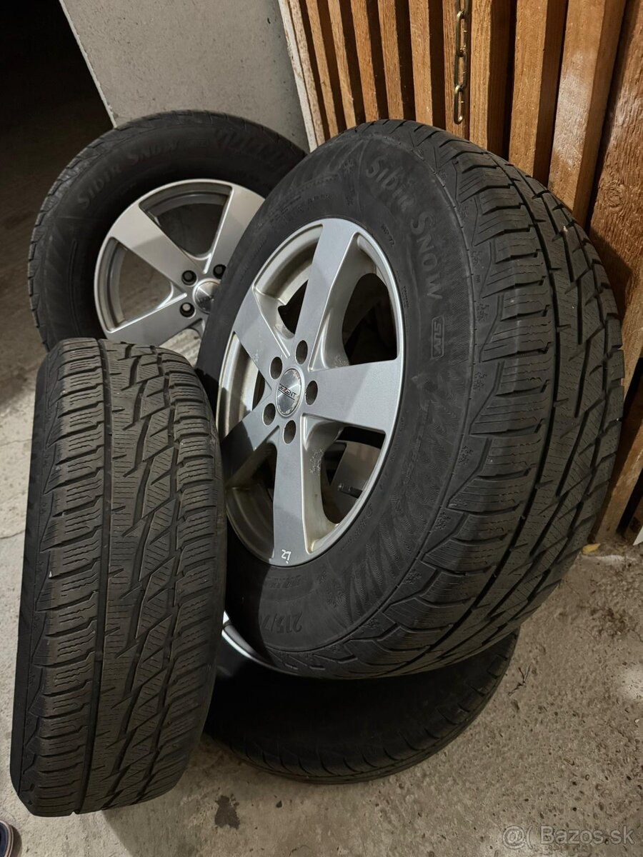 Predam Disky aj so zimnymi pneumatikami 215/70 R16