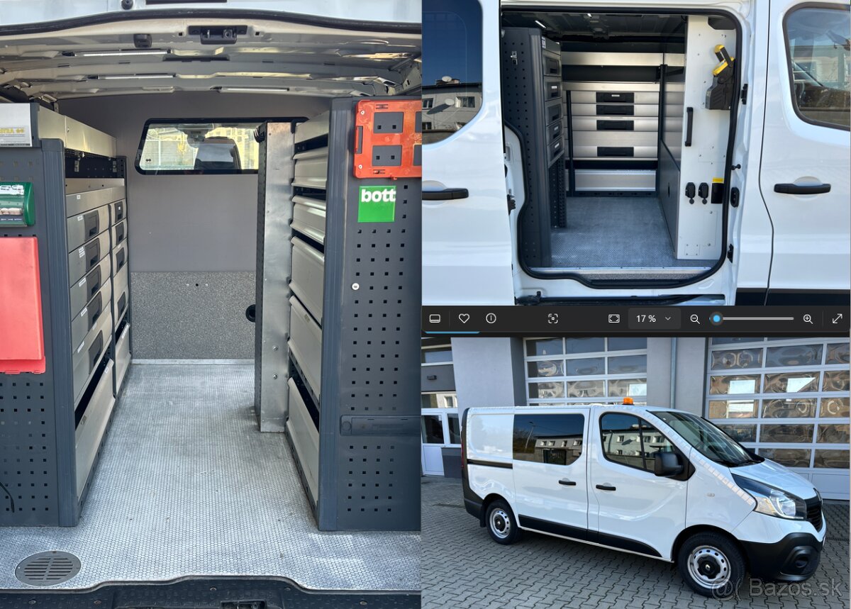 Renault Trafic - regálový systém BOTT, odpočet DPH