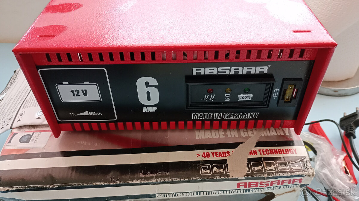 PREDAM DOBIJACKA AUTOBATERII ABSAAR MADE IN GERMANY 12V